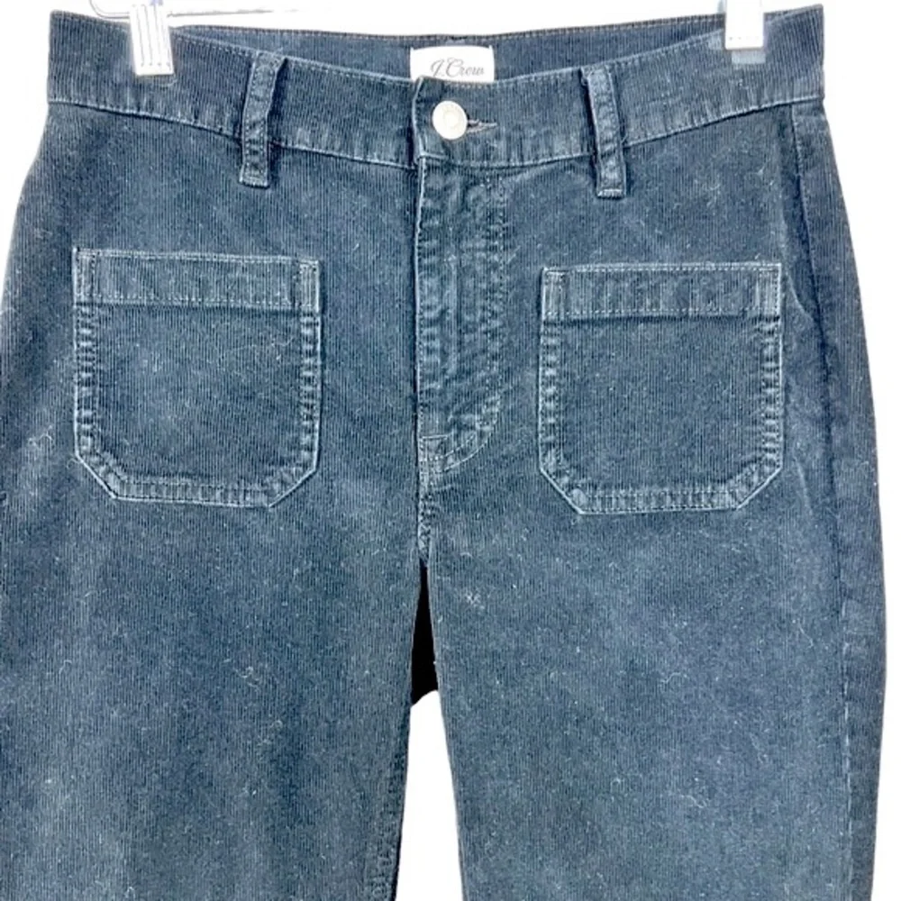 J. Crew Black Billie Demi Boot Crop High Rise Pants